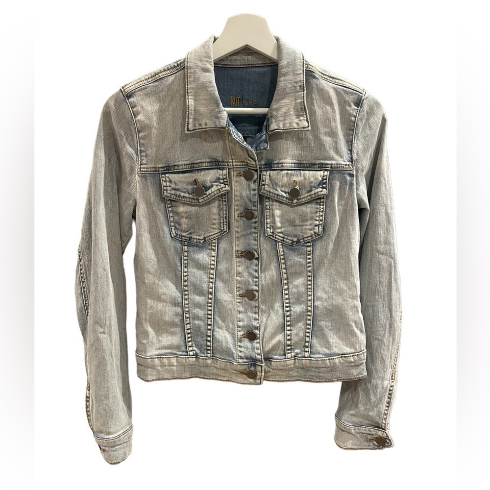 Women's Kut From The Kloth Light Wash Denim Jacket‎
